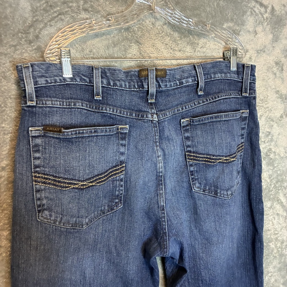 Ariat Mens M4 Relaxed Boot Jeans 38x34 Dark Wash Cowboy Western Country - Picture 9 of 16